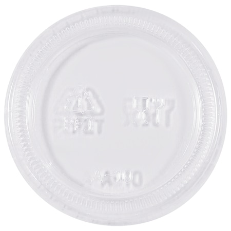 Partners Brand Plastic Portion Cup Lids, 2 oz., Clear, PK 2500 PORT2LID